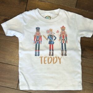 Teddy monogram nutcracker tshirt